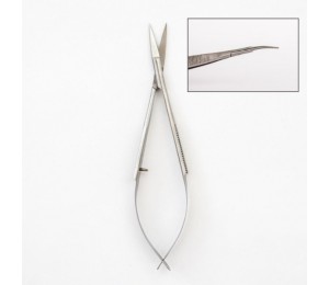 Pinzettenschere gebogen 12cm 