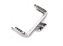 Rahmen für Geldbörsen Rohling z. Annähen 6x8,6 cm Herzen