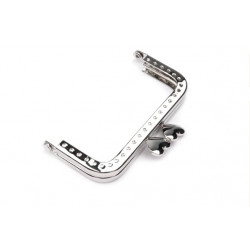 Rahmen für Geldbörsen Rohling z. Annähen 6x8,6 cm Herzen