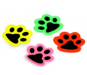 Reflektierender Aufkleber Tatze