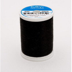  SULKY® BOBBIN weiß, 1000m King Spulen Schwarz