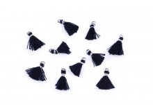 Mini Quaste mit Öse Länge 10-13 mm dunkelblau