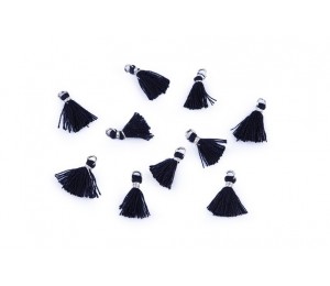 Mini Quaste mit Öse Länge 10-13 mm dunkelblau