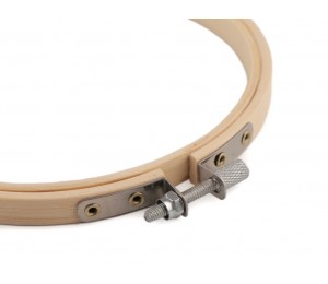 Stickrahmen rund aus Holz Ø15 cm