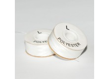 SULKY® BOBBIN FIL weiß, mit Kern u. Seitenscheiben, 12er Box