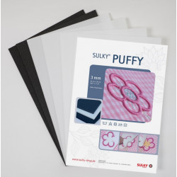 SULKY® PUFFY Sortiment w/s 3mm, 4x weiß, 2x schwarz