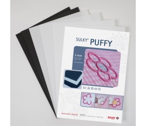 SULKY® PUFFY Sortiment w/s 3mm, 4x weiß, 2x schwarz