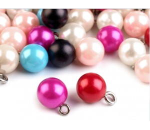 Acrylperlen mit Öse 10 mm