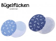 Aufbügler Aufnäher Bügelflicken Jeans Schleifchen