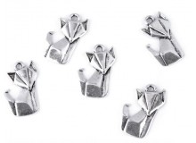 Anhänger Fuchs silberfarben