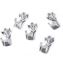 Anhänger Fuchs silberfarben