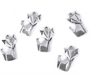 Anhänger Fuchs silberfarben