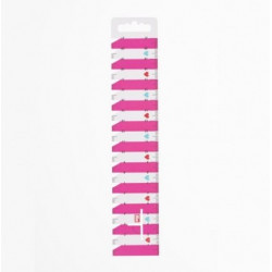 Prym Love - Handmaß Lineal pink mit Herzen