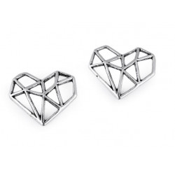 Anhänger Herz silberfarben