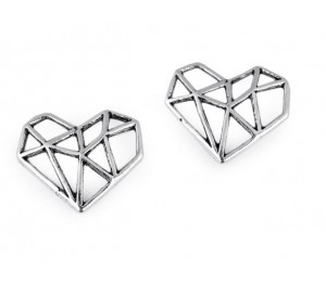 Anhänger Herz silberfarben