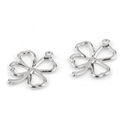 Anhänger Kleeblatt 20x24 mm