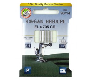  ORGAN® Needles EL x 705 Chromium Stärke 90