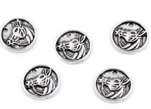 Anhänger Pferd silberfarben