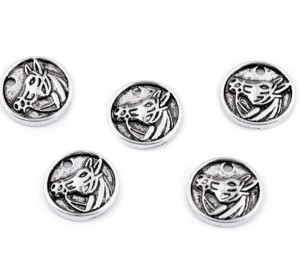 Anhänger Pferd silberfarben