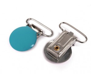 Hosenträgerclips Schnullerclips rund