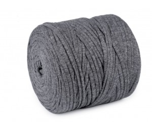 Textilstrickgarn 650-700gdunkelgrau melange 120m