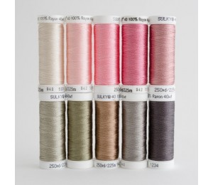 SULKY® RAYON 40 - I LOVE SEWING (10 x 225m Snap Spulen) 