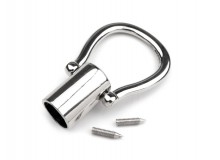 Endstücke für Taschenhenkel silber