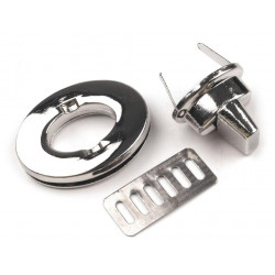 Taschenverschluss oval drehbar 35mm - gold