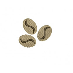 Stickdatei - Kaffeebohnen