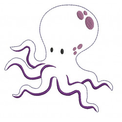 Stickdatei - Krake Appli