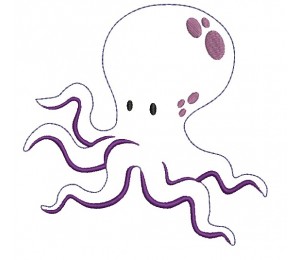 Stickdatei - Krake Appli