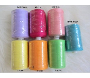 Nähgarn Mix - 7x 1000m - Fruit Sorbet