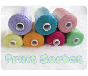 Nähgarn Mix - 7x 1000m - Fruit Sorbet