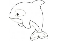 Stickdatei - Schneetiere Orka