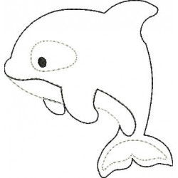 Stickdatei - Schneetiere Orka