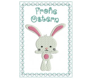 ITH - Postkarte Frohe Ostern Bunny