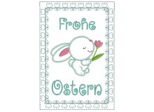 ITH - Postkarte Frohe Ostern Tulpen