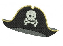 Stickdatei - Piratenhut
