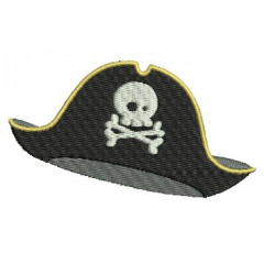 Stickdatei - Piratenhut