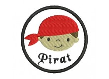 Stickdatei - Button Pirat