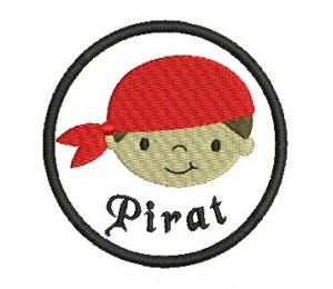 Stickdatei - Button Pirat