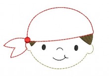 Stickdatei - Pirat Appli