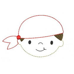 Stickdatei - Pirat Appli