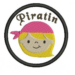 Stickdatei - Button Piratin