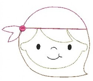 Stickdatei - Piratin Appli