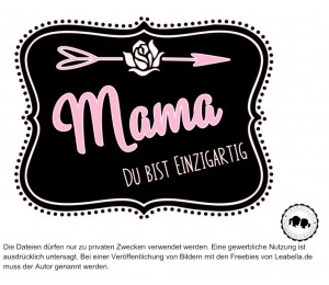 Plotterdatei - Muttertag von LeaBella