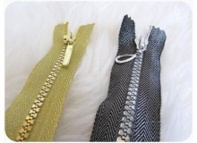 Reißverschluss 5mm Gold oder Silber 14cm