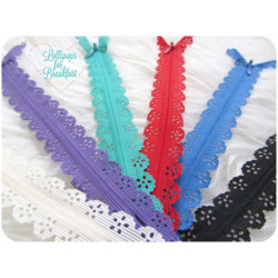 Reißverschluss Spitze - 16cm