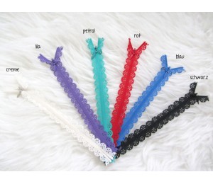 Reißverschluss Spitze - 20cm