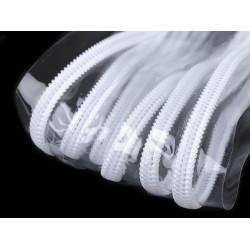 Endlos Reißverschluss weiß transparent 6 mm